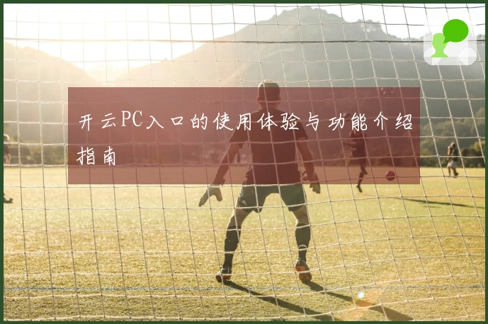 开云PC入口的使用体验与功能介绍指南